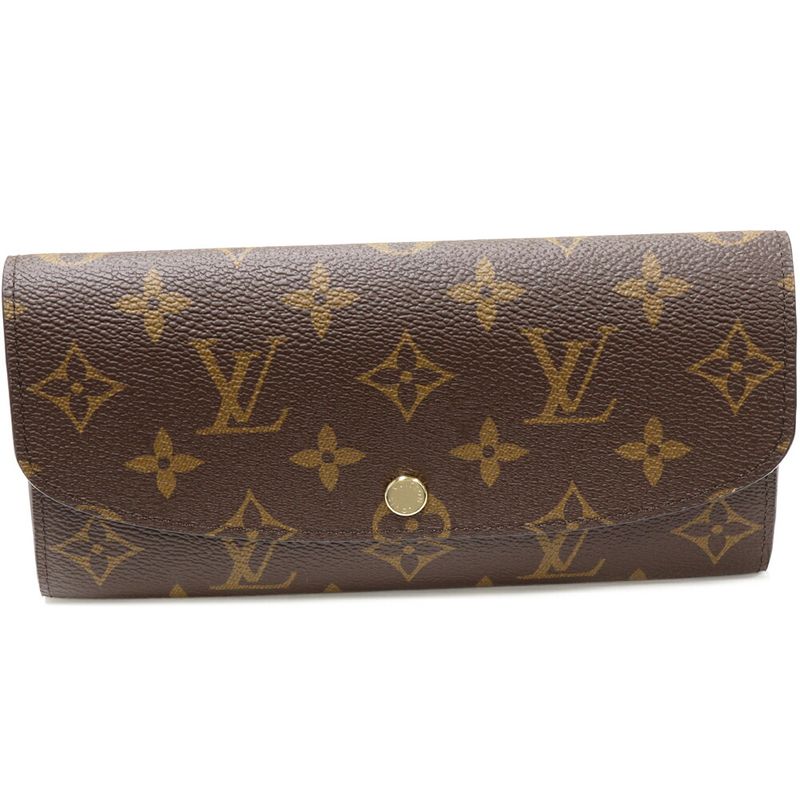 Louis Vuitton Zipper Long Wallet With Change Pocket Monogram Fuchsia Portefeuill