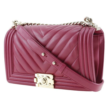 Chanel Boy Chanel Lambskin Women's Shoulder Bag