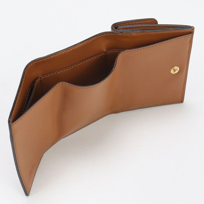 Fendi 8m0395 Tri-fold Wallet Leather Women
