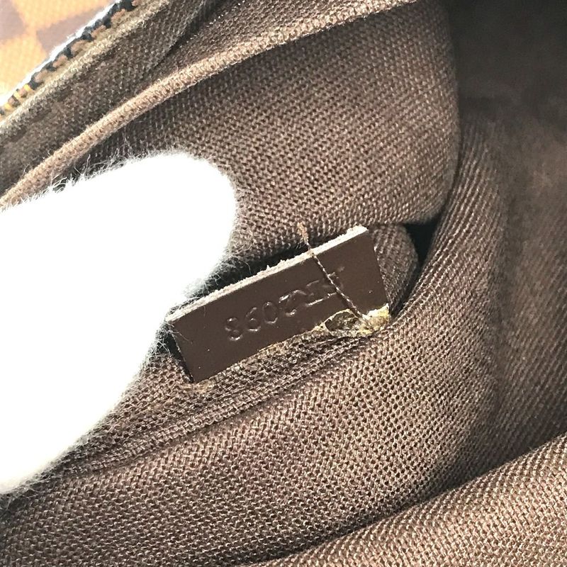 Louis Vuitton Shoulder Bag Brooklyn MM N51211 Damier Canvas Ebène Brown