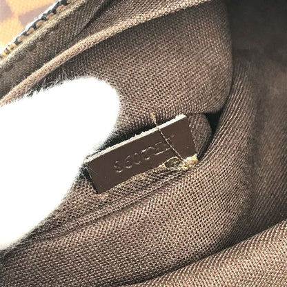 Louis Vuitton Shoulder Bag Brooklyn MM N51211 Damier Canvas Ebène Brown