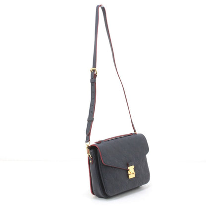 Louis Vuitton Monogram Plant Pochette Metis MM 2way Shoulder Bag M44071 Navy