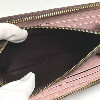 Louis Vuitton N41626 Damier Portefeuille Cles Mans Round Zipper Long Wallet