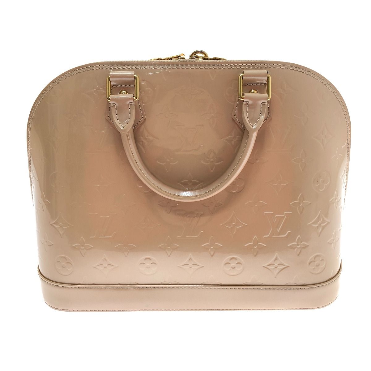 Louis Vuitton Handbag Monogram Vernis Alma PM M90170 Dune