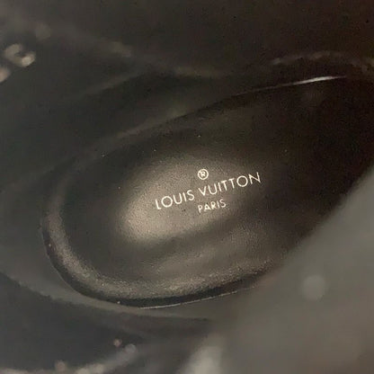 Louis Vuitton Laurie Line Monogram Boots Short Boots Shoes Leather Suede Black