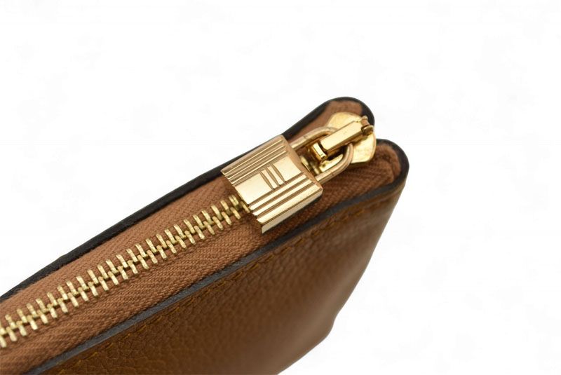 Hermes Card Case Coin Case Mini Pouch Hermes Flat Attou PM Leather D Engraved