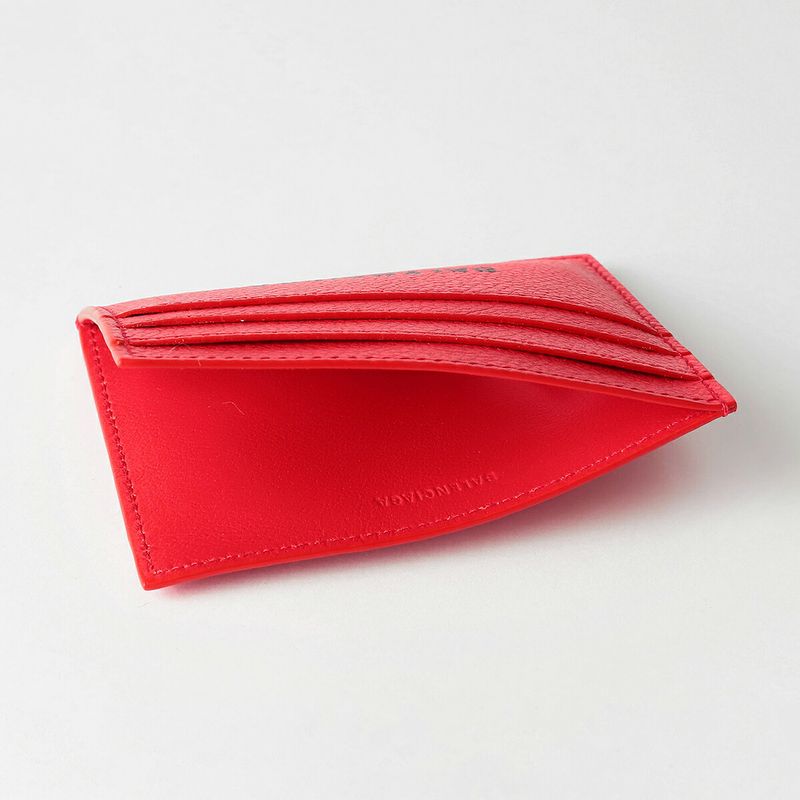 Balenciaga Card Case Cache Red