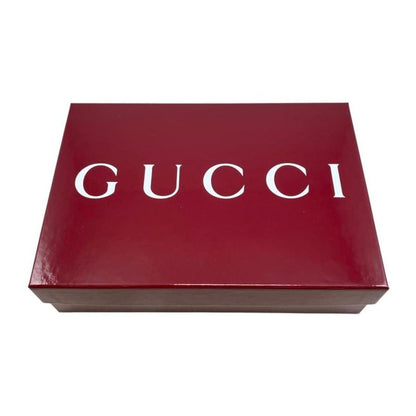 Gucci Shoulder Bag Chain Wallet 497985 Leather Double G Light Blue Beige Gold