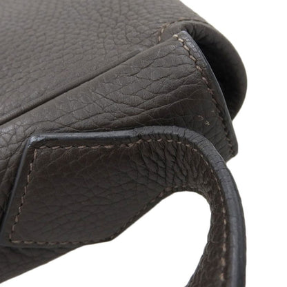 Hermes Victoria Messenger Crossbody 2way Shoulder Bag Men's Dark Brown