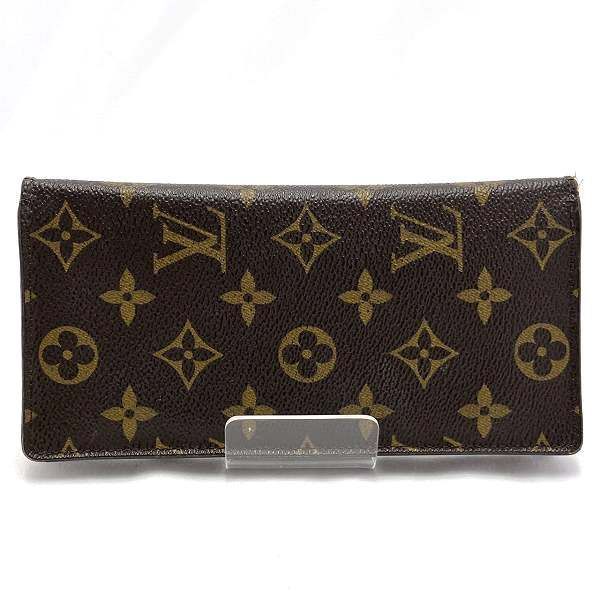 Louis Vuitton Monogram Portefeuille Brazza M66540 Long Wallet Bifold Wallet