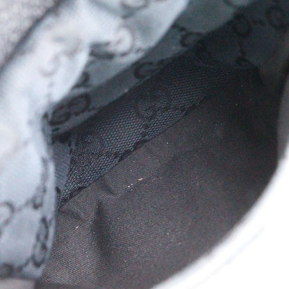 Gucci Body Bag 28566 GG Canvas Black Unisex Waist Bag