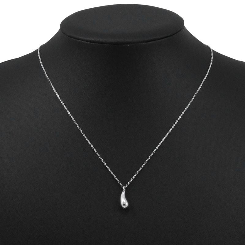 Tiffany & Co Teardrop Elsa Peretti 925 Silver Ladies 2.6g Necklace
