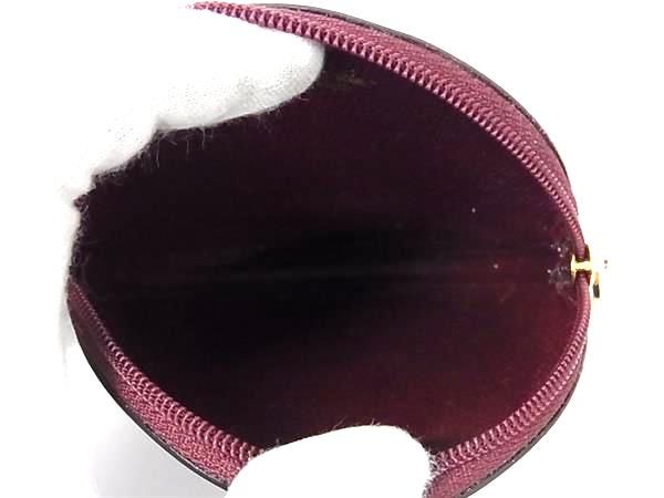 Cartier Mass Line Coin Case Wallet Men's Women's Bordeaux Fg7754