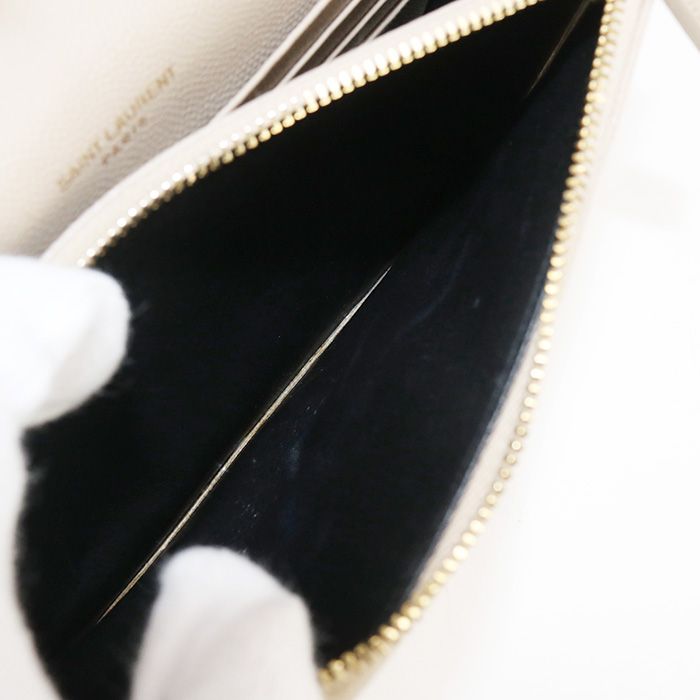 Saint Laurent Envelope Chain Wallet Cassandra 742920 Chain Wallet Leather Women