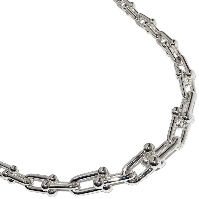Tiffany & Co Chain Necklace SV Hardware Graduated Link Necklace