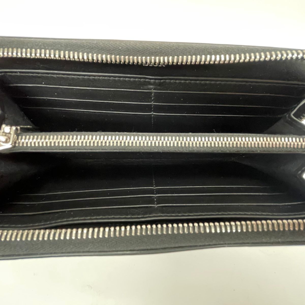Dior Long Wallet Saddle Long Zip Wallet 2adbc315ykk_h00n Black