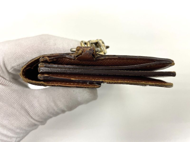 Louis Vuitton Monogram Portefeuille Accordion Long Chain Wallet M58008 Brown