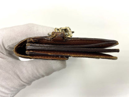 Louis Vuitton Monogram Portefeuille Accordion Long Chain Wallet M58008 Brown