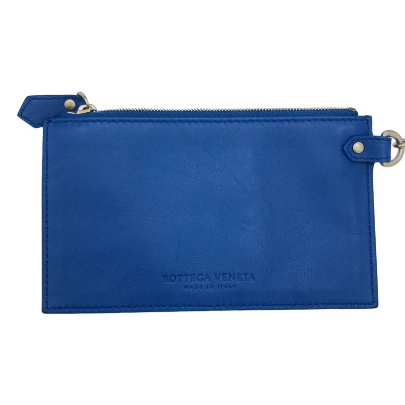 Bottega Veneta Leather Maxi Intrecciato Handbag Tote Bag - Signal Blue Black -