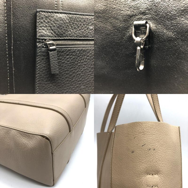 Balenciaga 551810 Everyday XS Tote Bag Leather Beige Women Men Fashion Gift