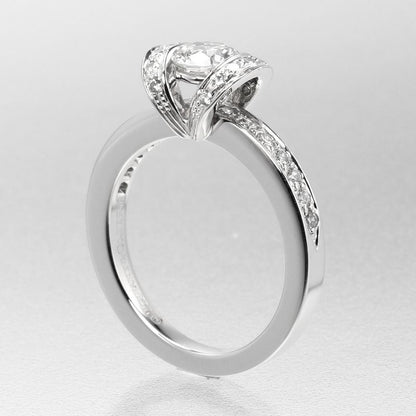 Tiffany & Co Ribbon Solitaire 0.40ct Vvs2/i/2ex Pt950platinum × Diamond #6
