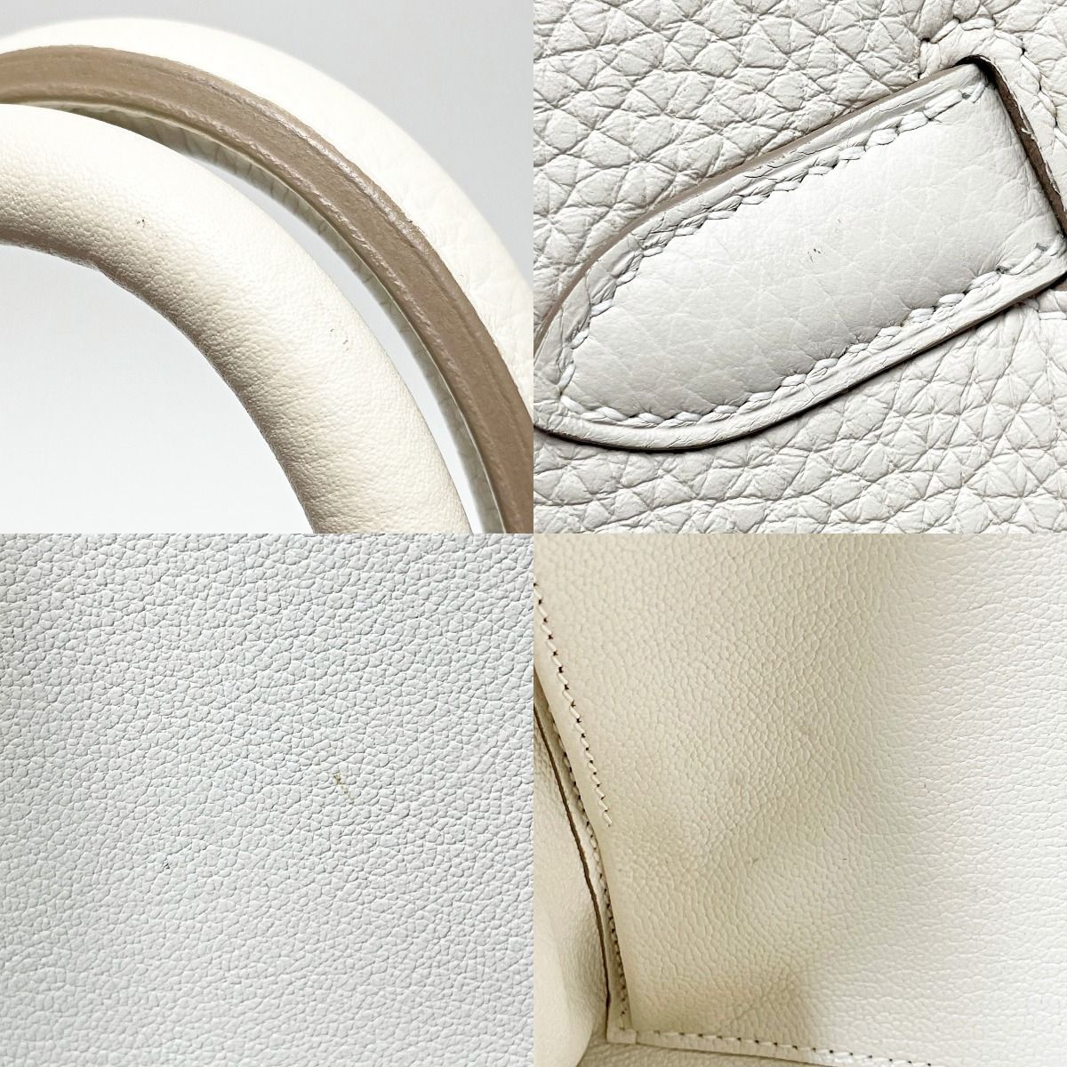 Hermes Birkin 35 Togo Cle Handbag Ladies Gold Hardware Key Cadena Crochette