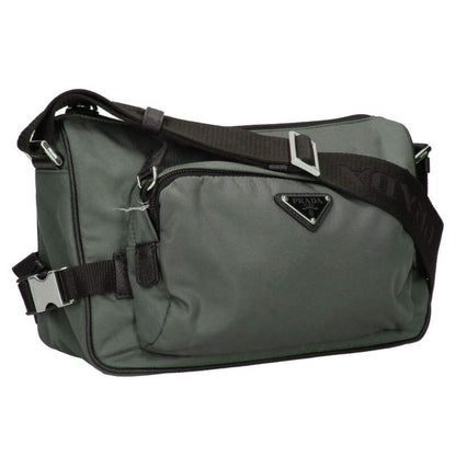 Prada 2vh192 Triangle Logo Plate Li Nylon Shoulder Bag For Men