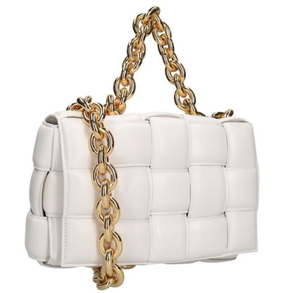 Bottega Veneta Cassette Chain Cassette Leather Shoulder Bag Men's