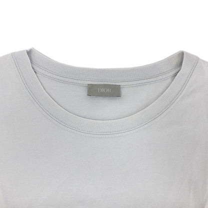 Dior CD Icon T-shirt 943j605f0554 Gray Crew Neck Embroidery Short