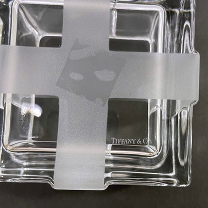 Tiffany & Co Box Clear Bow Never Used Excellent Condition Ribbon Crystal Glass