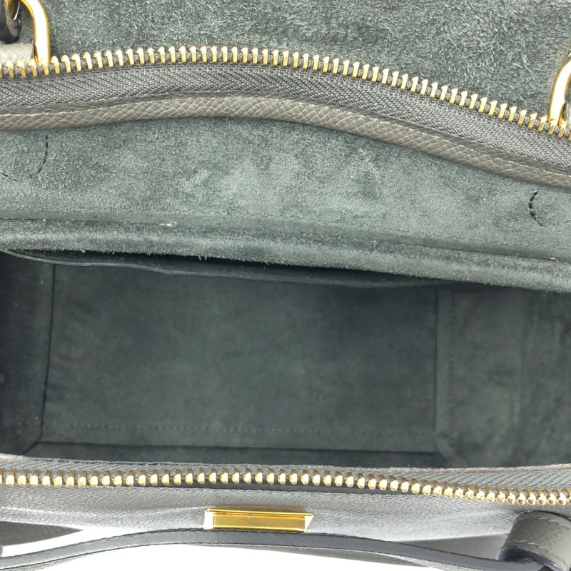 Celine - Micro BELT BAG 2way Shoulder Micro Belt Handbag - Gray - Women