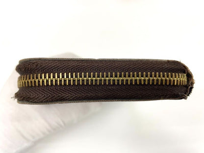 Louis Vuitton Monogram Zippy Wallet Round Zip Long Wallet M60017 Brown Made In