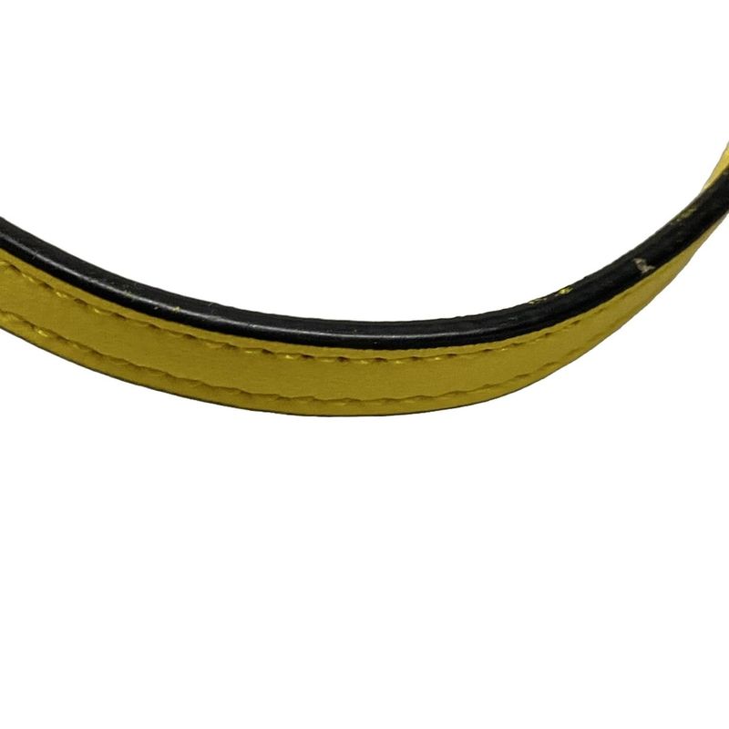 Loewe Shoulder Bag Flamenco Yellow Leather