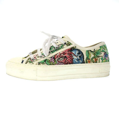 Christian Dior Walk'n'Dior Walkin' Dior Embroidered Low Cut Sneakers Dc0222