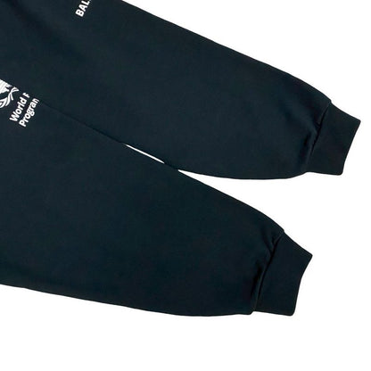 Balenciaga WFP World Food Programme Cotton Hoodie XS Size Men's Black