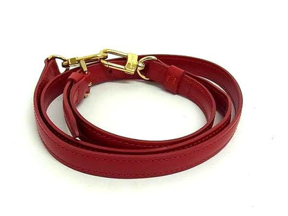 Louis Vuitton Leather Bag Shoulder Strap Crossbody Shoulder Women's Red Fj2483