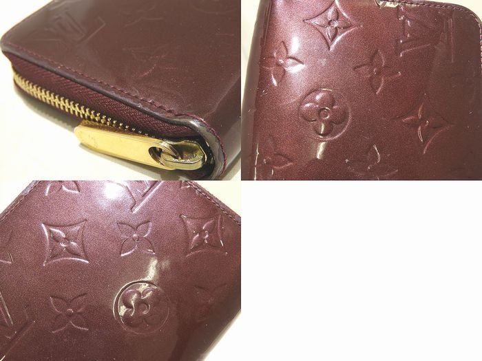 Louis Vuitton Long Wallet Zippy Wallet M91536 Vernis Rouge For Vist Ladies