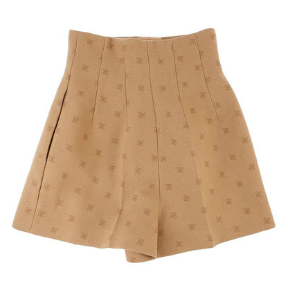 Fendi Pants FF Calligraphy Shorts 36