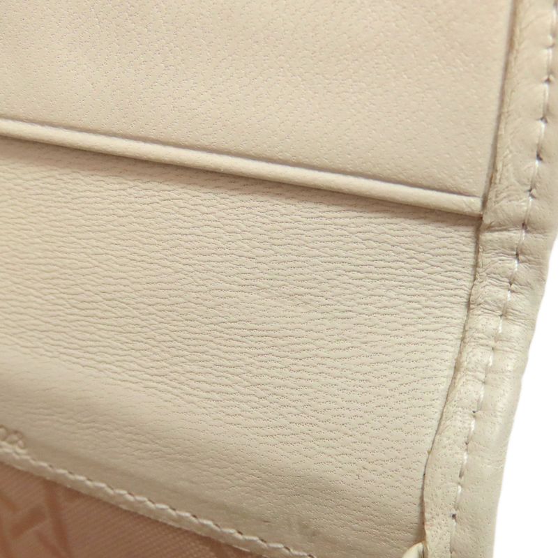 Christian DIOR Cannage Key Case Calf Women