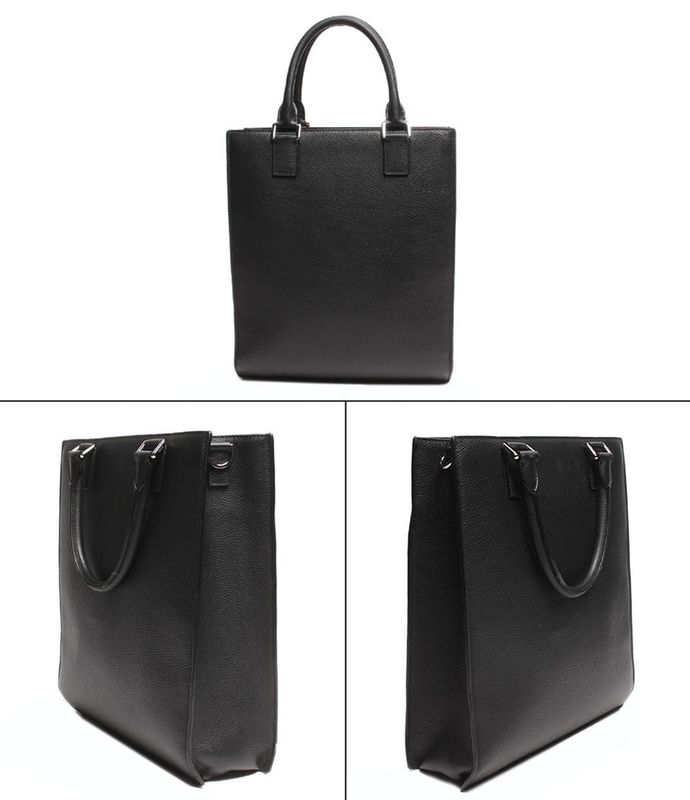 Dior Leather Tote Bag Silver Hardware Safari Tote Men's Dior