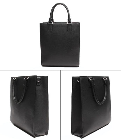 Dior Leather Tote Bag Silver Hardware Safari Tote Men's Dior