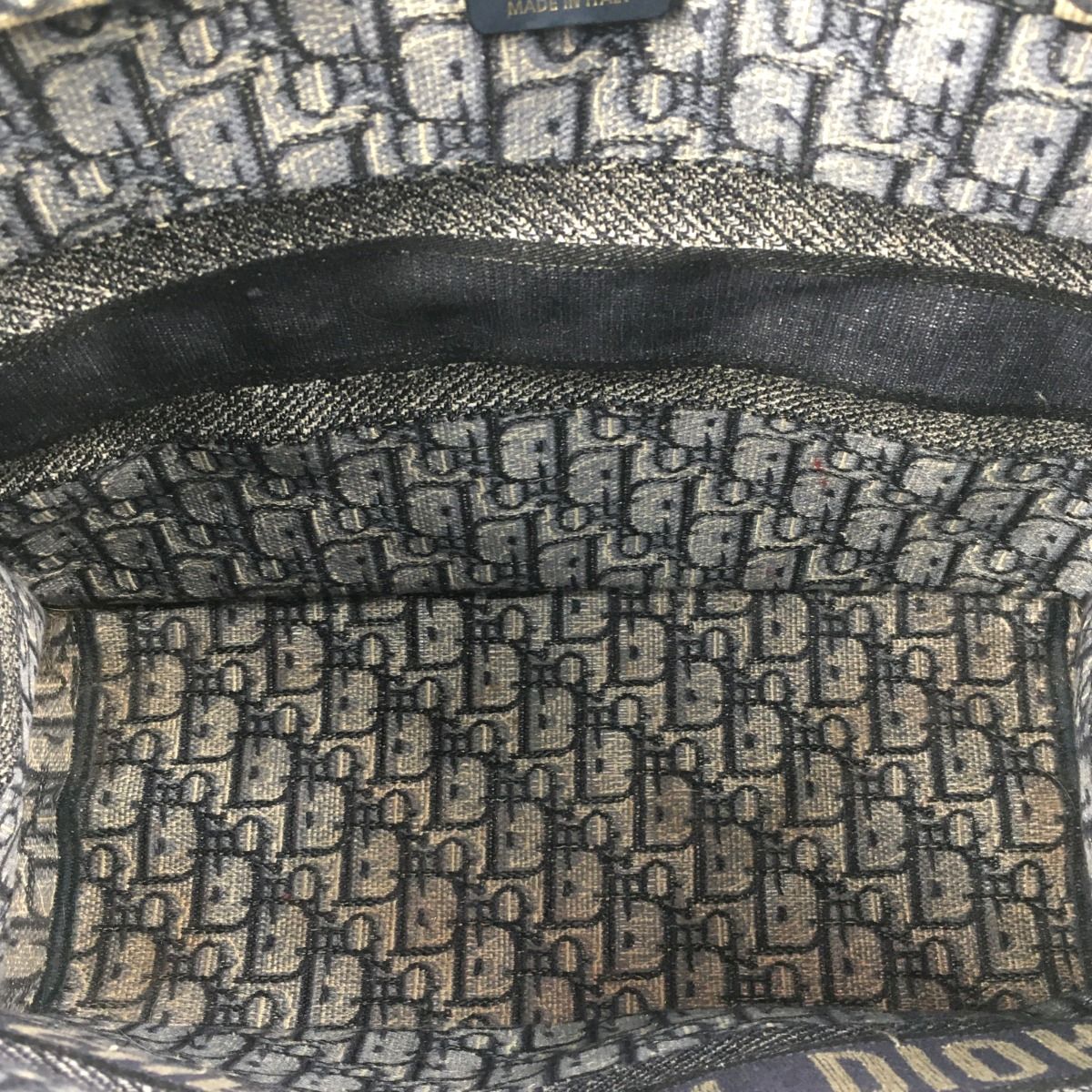Christian Dior Oblique Book Tote Navy