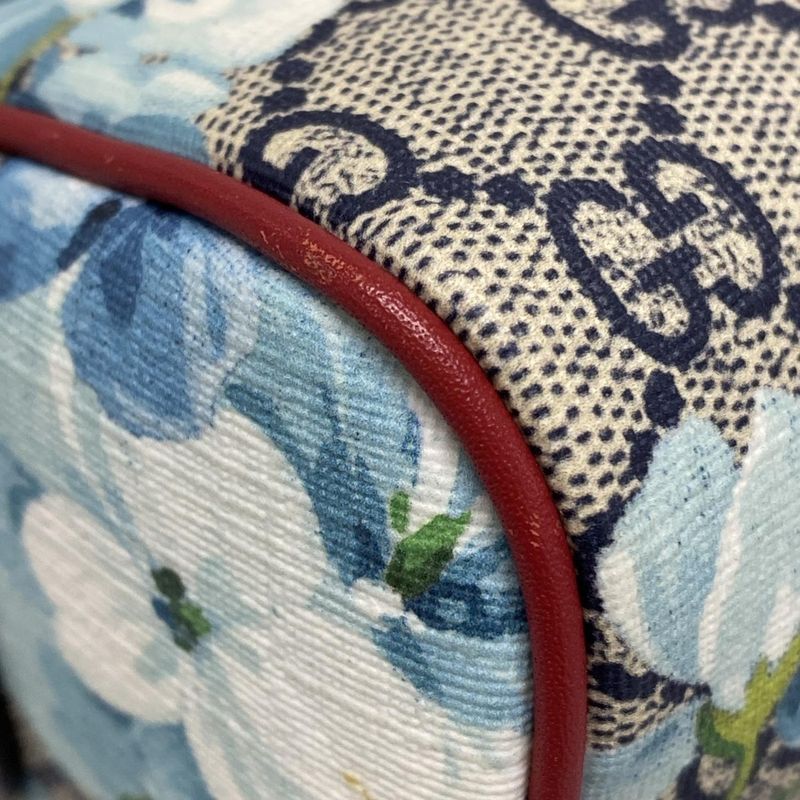 Gucci Handbag GG Blooms 546312 Navy×red×multi Leather
