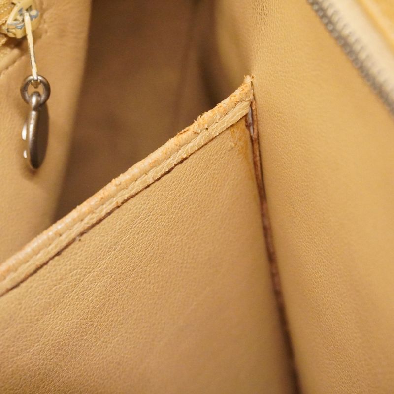 Chanel Tote Bag Revival Tote Caviar Skin Beige Chien Pan Gold Hardware Women's