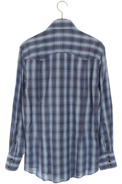 Gucci Checked Long Sleeve Shirt Men's 38