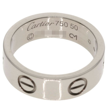 Cartier Love Ring #50 Ring - 18K White Gold Ladies