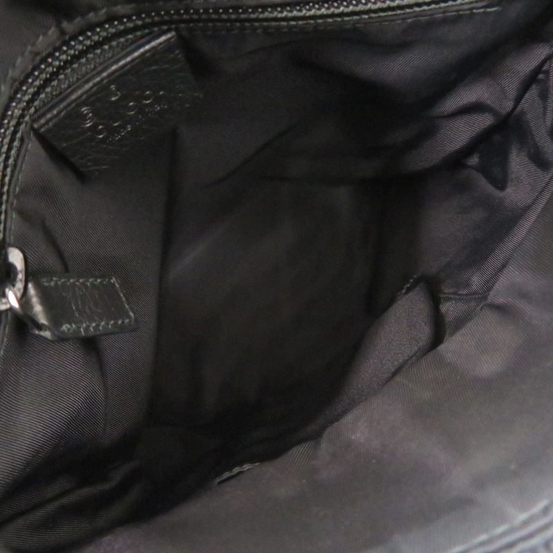 Gucci GG 510339 Nylon Black Shoulder Bag Black 0435 Gucci