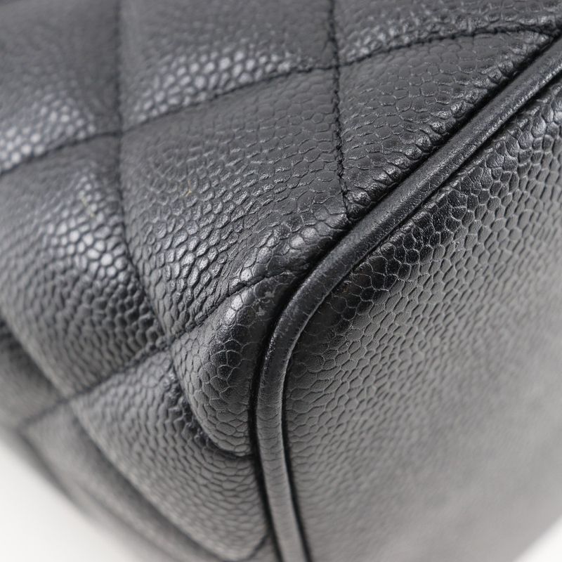 Chanel Reprint Tote A01804 Caviar Skin Black Ladies Tote Bag