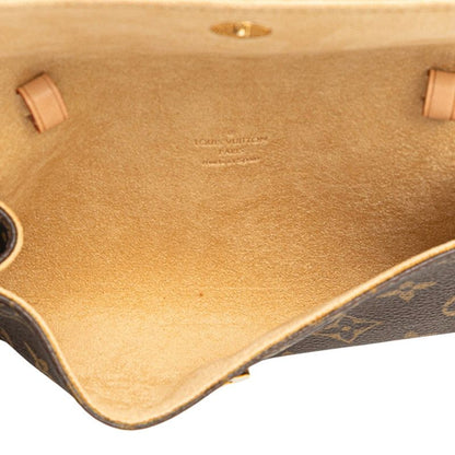 Louis Vuitton Monogram Pochette Twin PM Crossbody Mini Shoulder Bag M51854