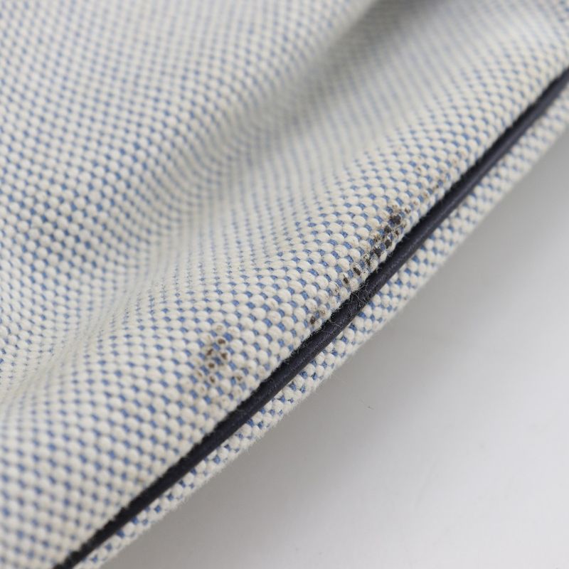 Hermes Rodeo Toile Ash Gray/navy Blue □C Ladies Shoulder Bag